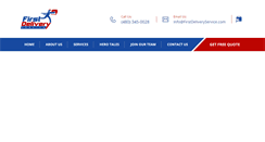Desktop Screenshot of firstdeliveryservice.com